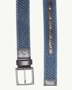 Tommy Bahama Canvas Webbed Belt- Belts