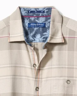 Tommy Bahama Canyon Beach Pebble Cay Plaid Stretch Flannel Shirt- Shirts
