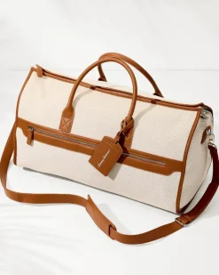 Tommy Bahama Capri Tan 2-in-1 Garment Duffel Bag- Luggage & Travel|Luggage & Travel