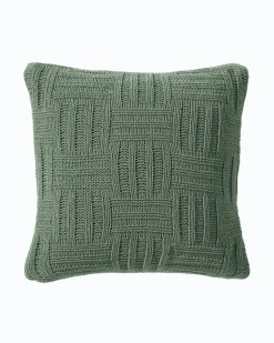 Tommy Bahama Chain Basket Decorative Pillow- Pillows & Shams