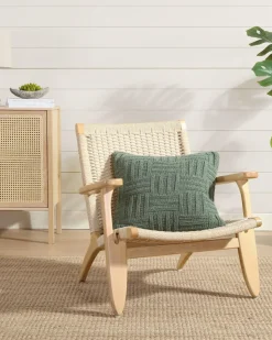 Tommy Bahama Chain Basket Decorative Pillow- Pillows & Shams