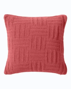 Tommy Bahama Chain Basket Decorative Pillow- Pillows & Shams
