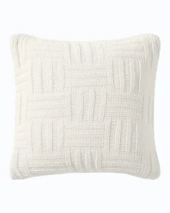 Tommy Bahama Chain Basket Decorative Pillow- Pillows & Shams