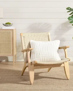 Tommy Bahama Chain Basket Decorative Pillow- Pillows & Shams