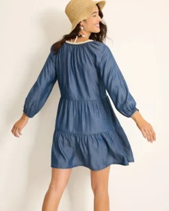 Tommy Bahama Embroidered Coverup Dress-Women Beach Coverups|Dresses