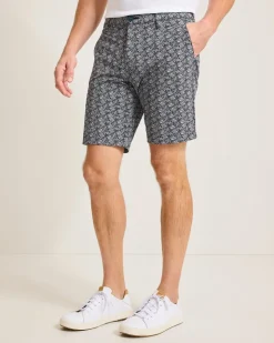 Tommy Bahama Chip Shot Beachcomber Geo IslandZone® 9-Inch Shorts- Shorts