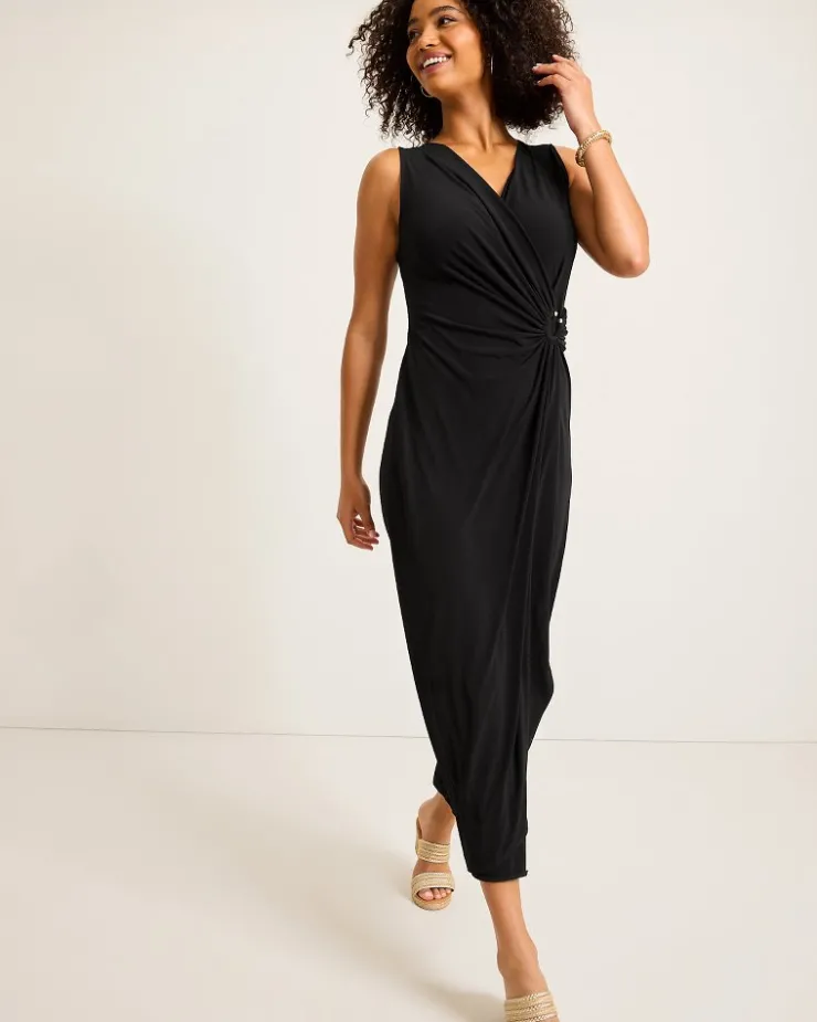 Tommy Bahama Clara Glimmer Maxi Wrap Dress-Women Dresses