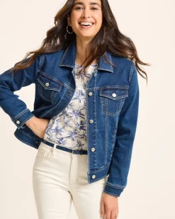Tommy Bahama Classic Jean Jacket-Women Jackets