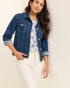 Tommy Bahama Classic Jean Jacket-Women Jackets
