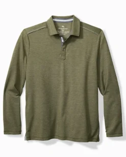 Tommy Bahama Coasta Vera Long-Sleeve Polo- Polos|Shirts