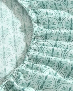 Tommy Bahama Coastal Batik Green 4-Piece King Sheet Set- Sheet Sets & Bedskirts
