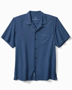 Tommy Bahama Coastal Breeze Check IslandZone® Camp Shirt- Shirts