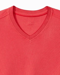 Tommy Bahama Coastal Crest IslandZone® V-Neck Shirt- T-Shirts|Shirts
