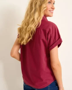 Tommy Bahama Coastal Twill Shirt-Women Tops & Shirts