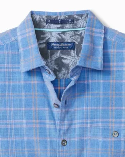 Tommy Bahama Coastline Cord Stretch Brisa Check Shirt- Shirts