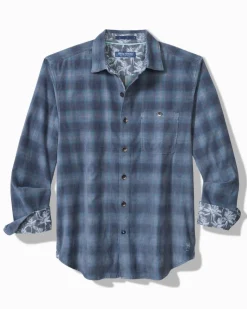 Tommy Bahama Coastline Cord Stretch Ombré Check Shirt- Shirts
