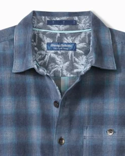 Tommy Bahama Coastline Cord Stretch Ombré Check Shirt- Shirts