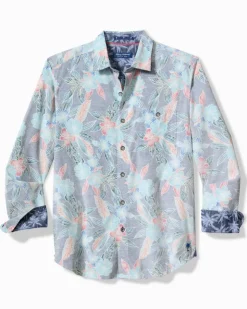 Tommy Bahama Coastline Cord Stretch Shoreline Vines Shirt- Shirts
