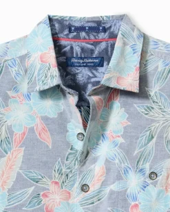 Tommy Bahama Coastline Cord Stretch Shoreline Vines Shirt- Shirts