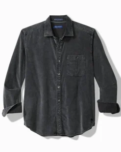 Tommy Bahama Coastline Cord Stretch Sun Fade Shirt- Shirts