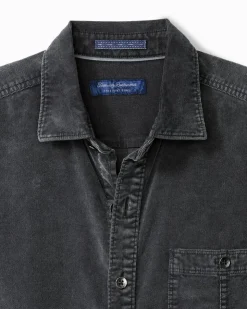 Tommy Bahama Coastline Cord Stretch Sun Fade Shirt- Shirts