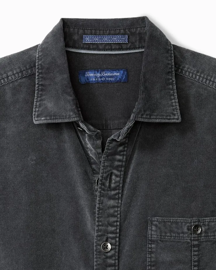 Tommy Bahama Coastline Cord Stretch Sun Fade Shirt- Shirts