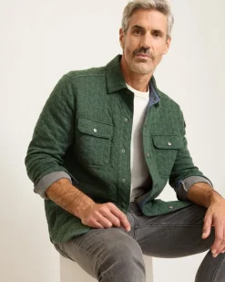Tommy Bahama Cobble Hill CPO Shirt Jacket- Jackets & Outerwear|Shirts
