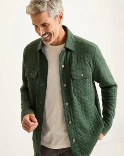 Tommy Bahama Cobble Hill CPO Shirt Jacket- Jackets & Outerwear|Shirts