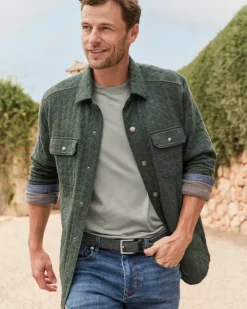 Tommy Bahama Cobble Hill CPO Shirt Jacket- Jackets & Outerwear|Shirts