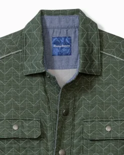 Tommy Bahama Cobble Hill CPO Shirt Jacket- Jackets & Outerwear|Shirts