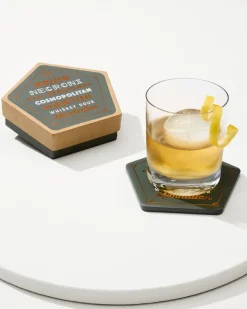 Tommy Bahama Cocktail Coasters—Set of 4- Drinkware & Bar