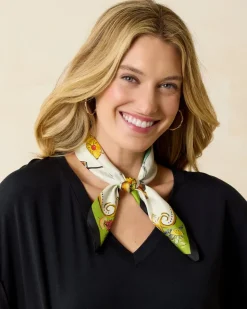 Tommy Bahama Cocktail Hour Silk Bandana-Women Scarves & Wraps