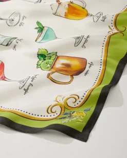 Tommy Bahama Cocktail Hour Silk Bandana-Women Scarves & Wraps