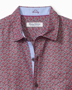 Tommy Bahama Coconut Point Beachcomber Geo IslandZone® Camp Shirt- Shirts