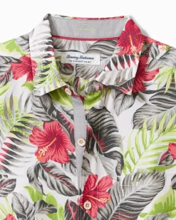Tommy Bahama Coconut Point Hibiscus Shores IslandZone® Camp Shirt- Shirts