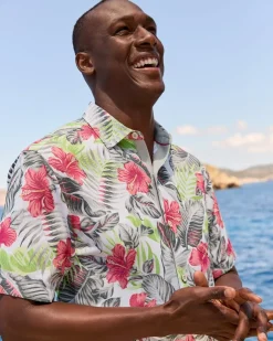 Tommy Bahama Coconut Point Hibiscus Shores IslandZone® Camp Shirt- Shirts