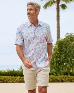 Tommy Bahama Coconut Point Marlin Mania IslandZone® Camp Shirt- Shirts