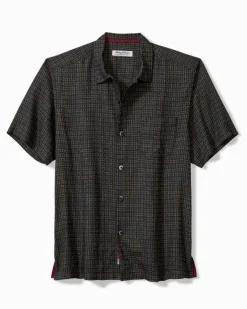 Tommy Bahama Coconut Point Prismatic Check IslandZone® Camp Shirt- Shirts