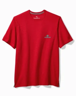 Tommy Bahama Collegiate Bali Beach Crew T-Shirt- T-Shirts|Shirts