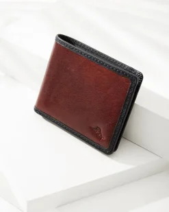 Tommy Bahama Contrast Binding Slimfold Wallet- Wallets & Tech Accessories