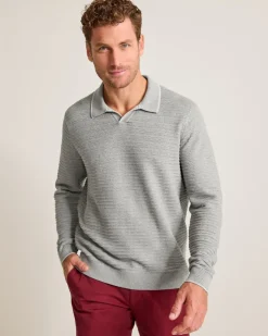 Tommy Bahama Coolside Harbor IslandZone® Sweater Polo- Sweaters|Polos