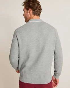 Tommy Bahama Coolside Harbor IslandZone® Sweater Polo- Sweaters|Polos