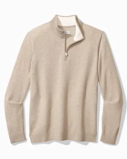 Tommy Bahama Coolside Legend Half-Zip IslandZone® Sweater- Sweaters
