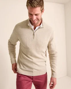 Tommy Bahama Coolside Legend Half-Zip IslandZone® Sweater- Sweaters