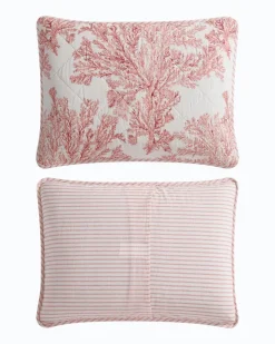 Tommy Bahama Coral Garden Reversible 2-Piece Twin Quilt Set- Quilts & Blankets