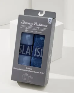 Tommy Bahama Cotton-Modal Boxer Briefs - 2-Pack- Underwear|Loungewear & Pajamas