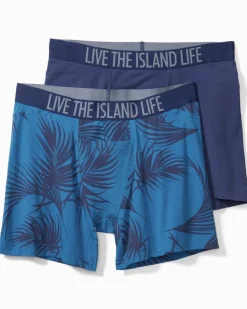 Tommy Bahama Cotton-Modal Boxer Briefs - 2-Pack- Underwear|Loungewear & Pajamas