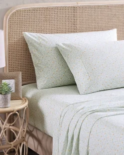 Tommy Bahama Crane Flower 4-Piece King Sheet Set- Sheet Sets & Bedskirts