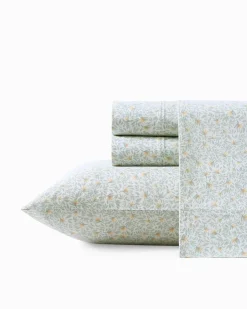 Tommy Bahama Crane Flower 4-Piece King Sheet Set- Sheet Sets & Bedskirts