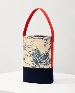 Tommy Bahama Daise Seascape Wine Caddy- Drinkware & Bar|Outdoor Accessories